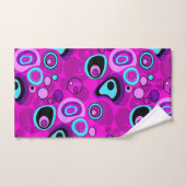 Helder, abstract, magenta bad handdoek (Handdoek)