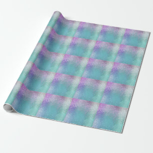 Helder Abstract Mozaïek Veelkleurige Glans Cadeaupapier