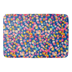 Helder Abstract vierkant vierkant patroon Badmat