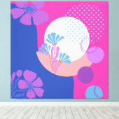 Helder Abstracte kunst Canvas Afdruk (Insitu (Houten vloer))