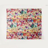 Helder abstracte kunst wandkleed (Voorkant (horizontaal))