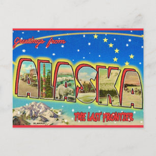 Helder Alaska Vintage ansichtkaart Briefkaart