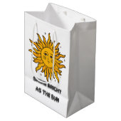 Helder als de zon medium cadeauzakje (Voorkant Gekanteld)