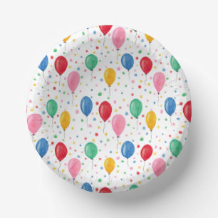 Helder aquarel ballon papier kommen Leuke feestj