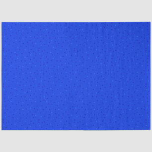 Helder blauw met kleine stippen. tissuepapier