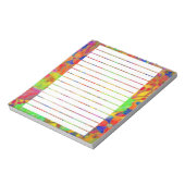 helder bloemmotief notitieblok (Gedraaid)