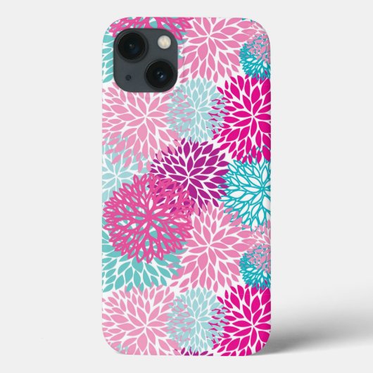 Helder bloempatroon 2 Case-Mate iPhone case (Achterkant)