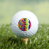 Helder bloempatroon golfballen (Insitu Shirt)