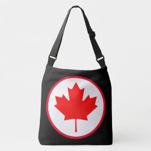 Helder Canadese Esdoornblad Canada Dag Rood Wit Crossbody Tas