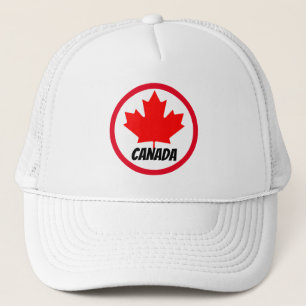 Helder Canadese Esdoornblad Canada Dag Rood Wit Trucker Pet