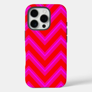 Helder Chevron Patroon Ontwerp iPhone 16 Pro Hoesje