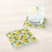 Helder citroenglas onderzetter (Schuin)