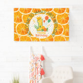 Helder Citrus 1e Verjaardagsbanner  Spandoek (Insitu)