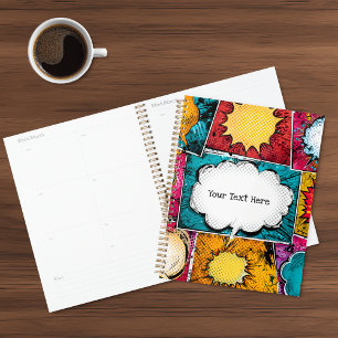 Helder Comic Book Pop Art Spiraal Planner