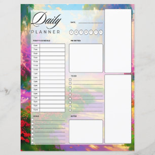 Helder dagelijkse planner voor de tuin