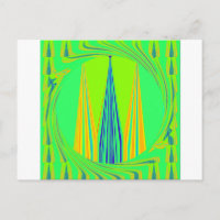 Helder edgy geometrisch neon patroon art ontwerp