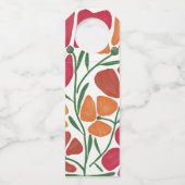 Helder en kleurrijk Hotel Gast Bruiloft Welkom Flessenhanger (Achterkant)