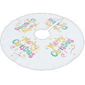 Helder en koel Vrolijk Kerstfeest Kerstboom Rok (Gekanteld)