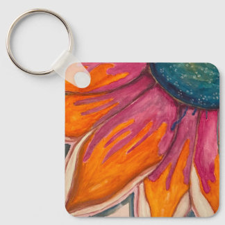 Helder en leuk bloemensleutelhanger sleutelhanger