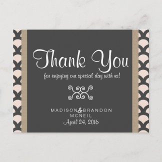 Helder en mooi bedankkaartje briefkaart