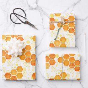 Helder en oud Honeycomb Inpakpapier Vel