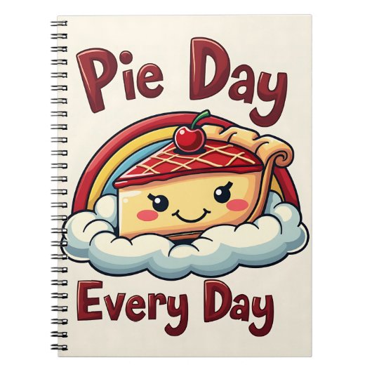 Helder en vreugdevol, Pie Day Notitieboek (Voorkant)