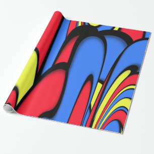 Helder feestelijke kleur cadeaupapier
