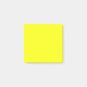 Helder Geel Effen Post-it® Notes (Voorkant)