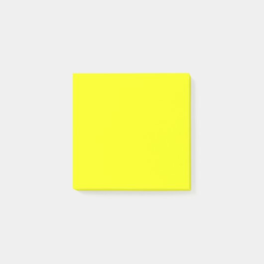 Helder Geel Effen  Post-it® Notes (Voorkant)