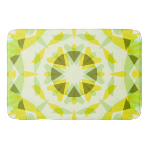 Helder Geel Groen Zomerster Dopamine Decor Art Badmat