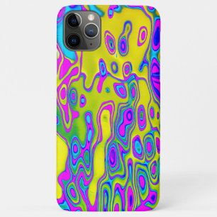 Helder gekleurd, kleurrijk Abstract patroon iPhone 11 Pro Max Hoesje