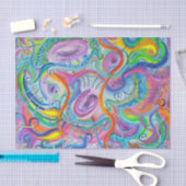 Helder gekleurd tissuepapier (Craft)