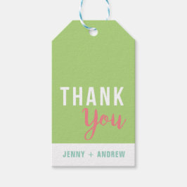 Helder gekleurd Vrijgezellenfeest dank u cadeau La Cadeaulabel