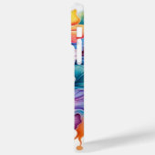 HELDER GEKLEURDE 3-D LOOK BLOEMEN Case-Mate iPhone CASE (Achterkant / Links)