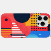 Helder gekleurde achtergrond met cirkels Case-Mate iPhone case (Achterkant (horizontaal))