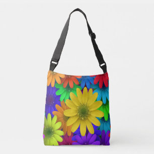 Helder gekleurde dagen crossbody tas