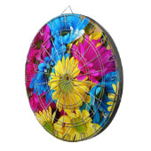 Helder gekleurde dagen dartbord (Voorkant Rechts)