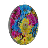 Helder gekleurde dagen dartbord (Voorkant Links)