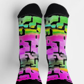 Helder gekleurde Funky Cool Abstract Sokken (Top)