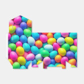 Helder gekleurde Paasei/Lente Bedankdoosjes (Uitgevouwen)