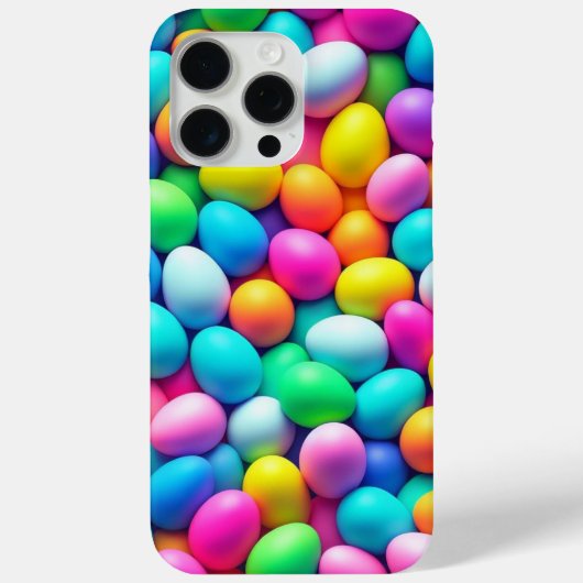 Helder gekleurde Paasei/Lente Case-Mate iPhone Case (Achterkant)