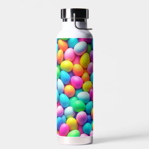 Helder gekleurde Paasei/Lente Waterfles