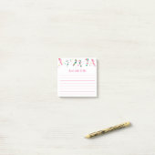 Helder gekleurde snoepriet post-it® notes (Op bureau)