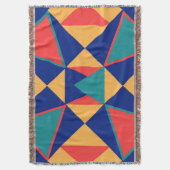 Helder Geometrisch Deken (Voorkant Verticaal)