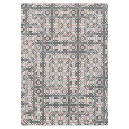 Helder geometrisch ontwerp tafelkleed (Voorkant)