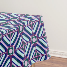 Helder geometrisch ontwerp tafelkleed