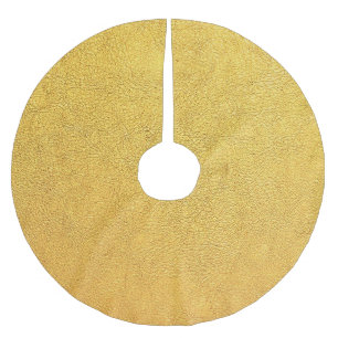 Helder goud leer: getextureerde achtergrond kerstboom rok