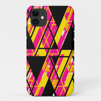 Helder grafisch ontwerp uitlijnen iPhone 11 hoesje