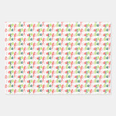 Helder grillig kerstvakantie inpakpapier (Voorkant 3)