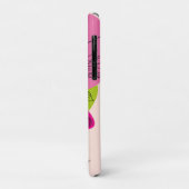 Helder Hibiscus Flower Line Art Case-Mate iPhone Case (Achterkant/links)